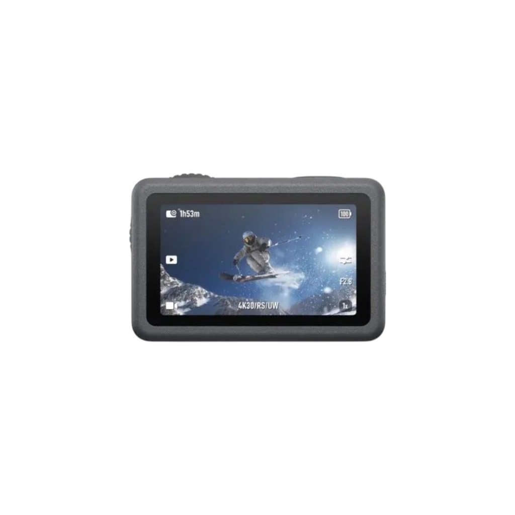 Adventurer using DJI Osmo Action 6 camera for underwater diving footage