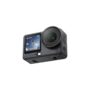 DJI Osmo Action 6 Adventure Combo showing camera, 3 batteries, charging case, and extension rod