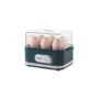 Green Lion Smart Egg Cooker front view with 6-egg tray and jog dial