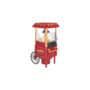 Green Lion Vintage Popcorn Maker front view with retro red and transparent PC shell