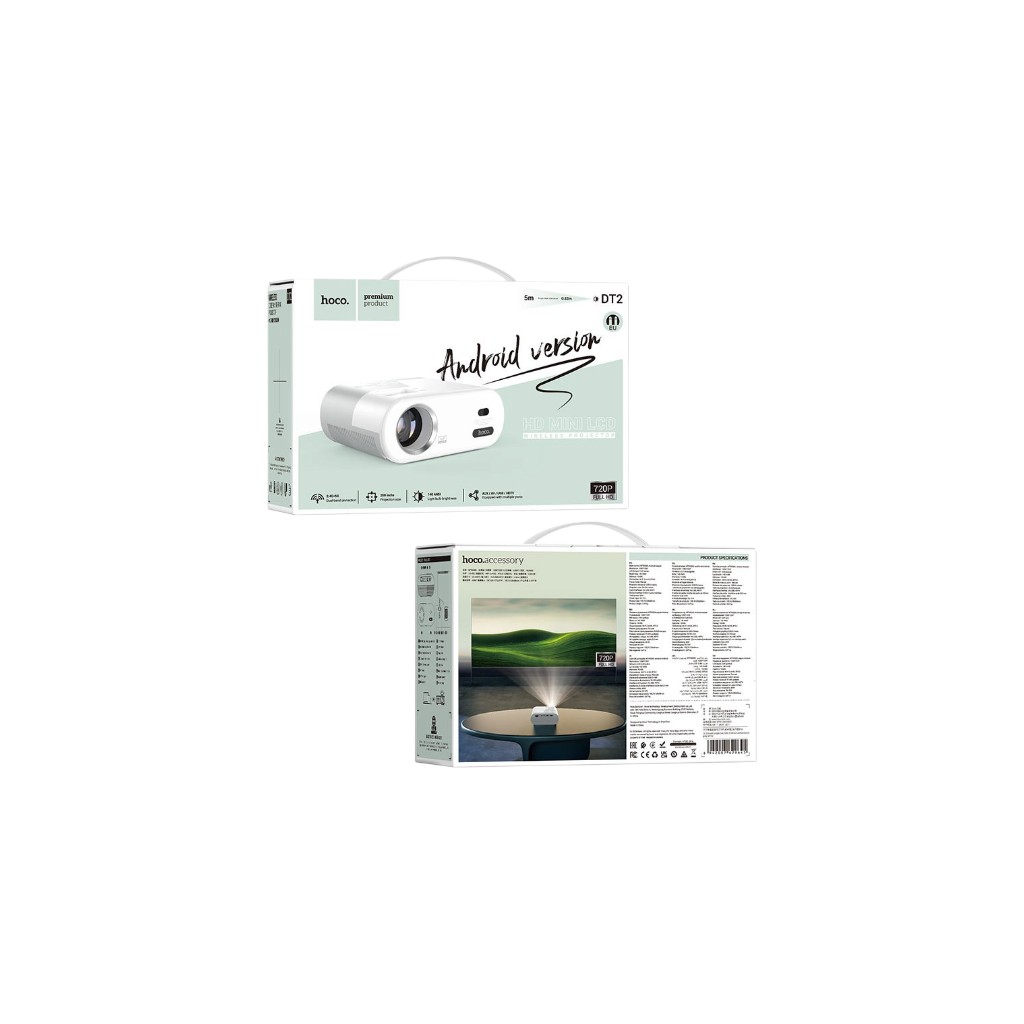 Hoco DT2 smart projector (720P Android version) - 9645 (4)