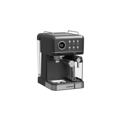 Lepresso Marzette 20 Bar Coffee Maker in modern stainless steel finish