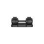 Porodo adjustable smart dumbbell showing weight adjustment handle and mechanism