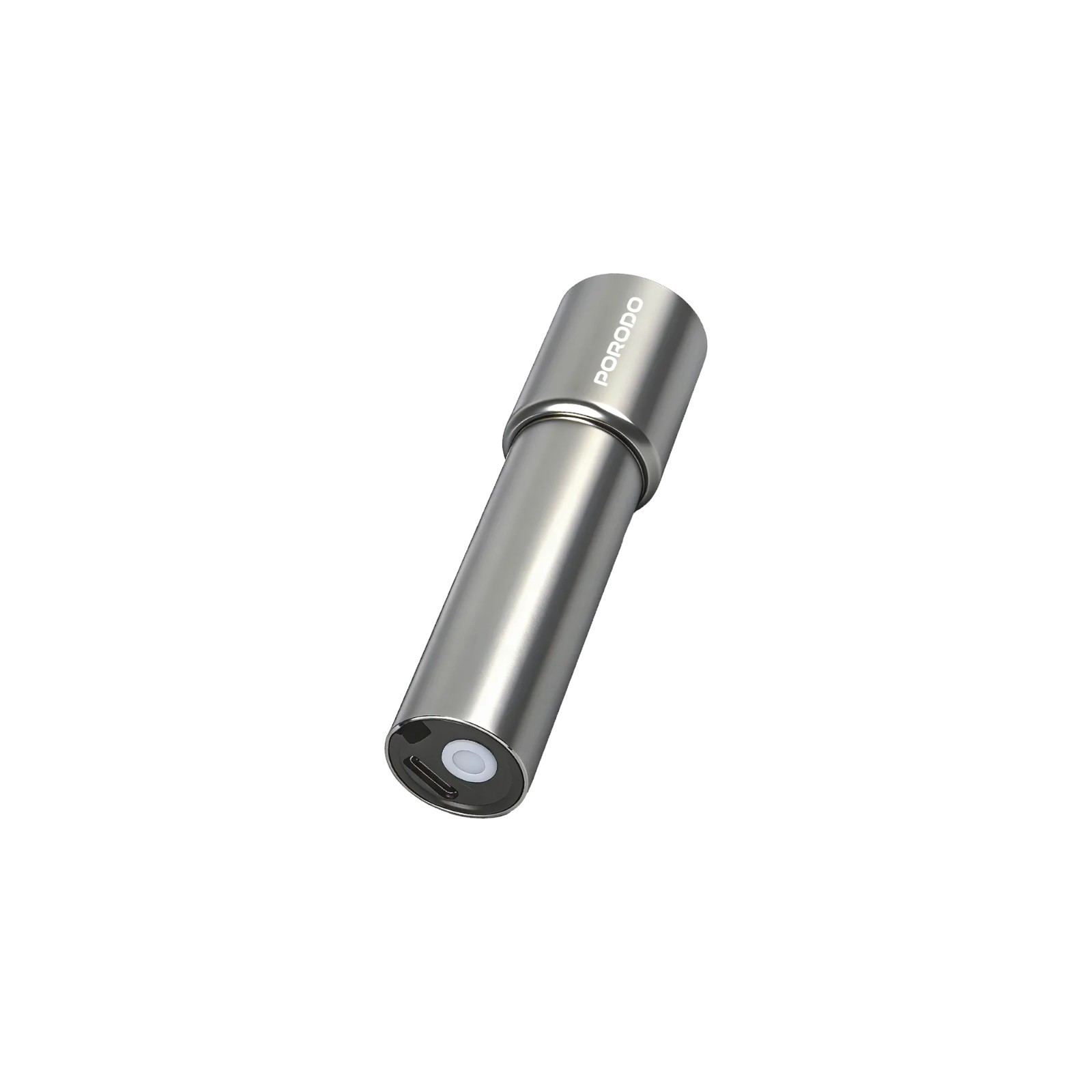 Porodo Sol Lite mini flashlight showing adjustable zooming head and 3030 LED